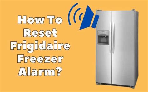 If the upright freezer has a control panel on the front of the door, it will show a high temperature icon on the display, as well as sound an. . Frigidaire power outage alarm